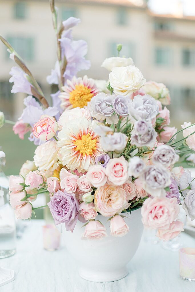 vase fleurs mariage