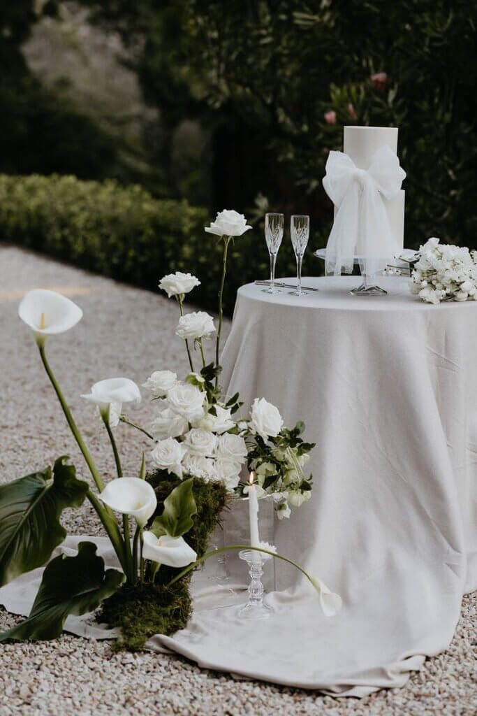 décoration gâteau de mariage